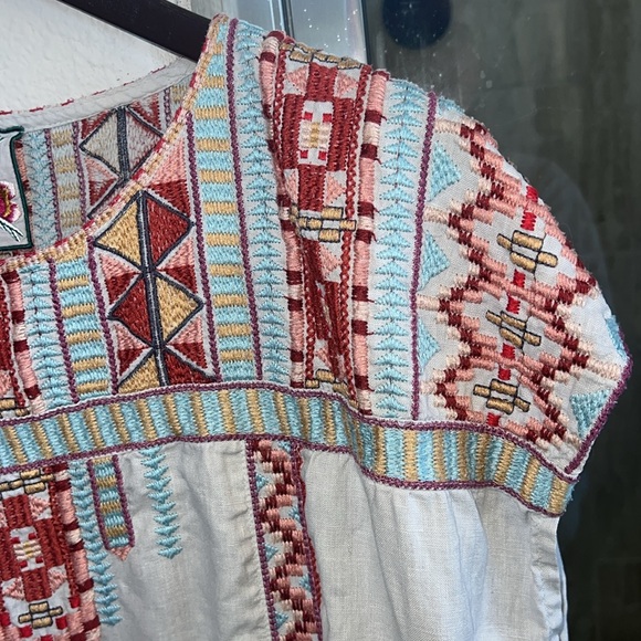 Johnny Was XL linen dress - Picture 3 of 12